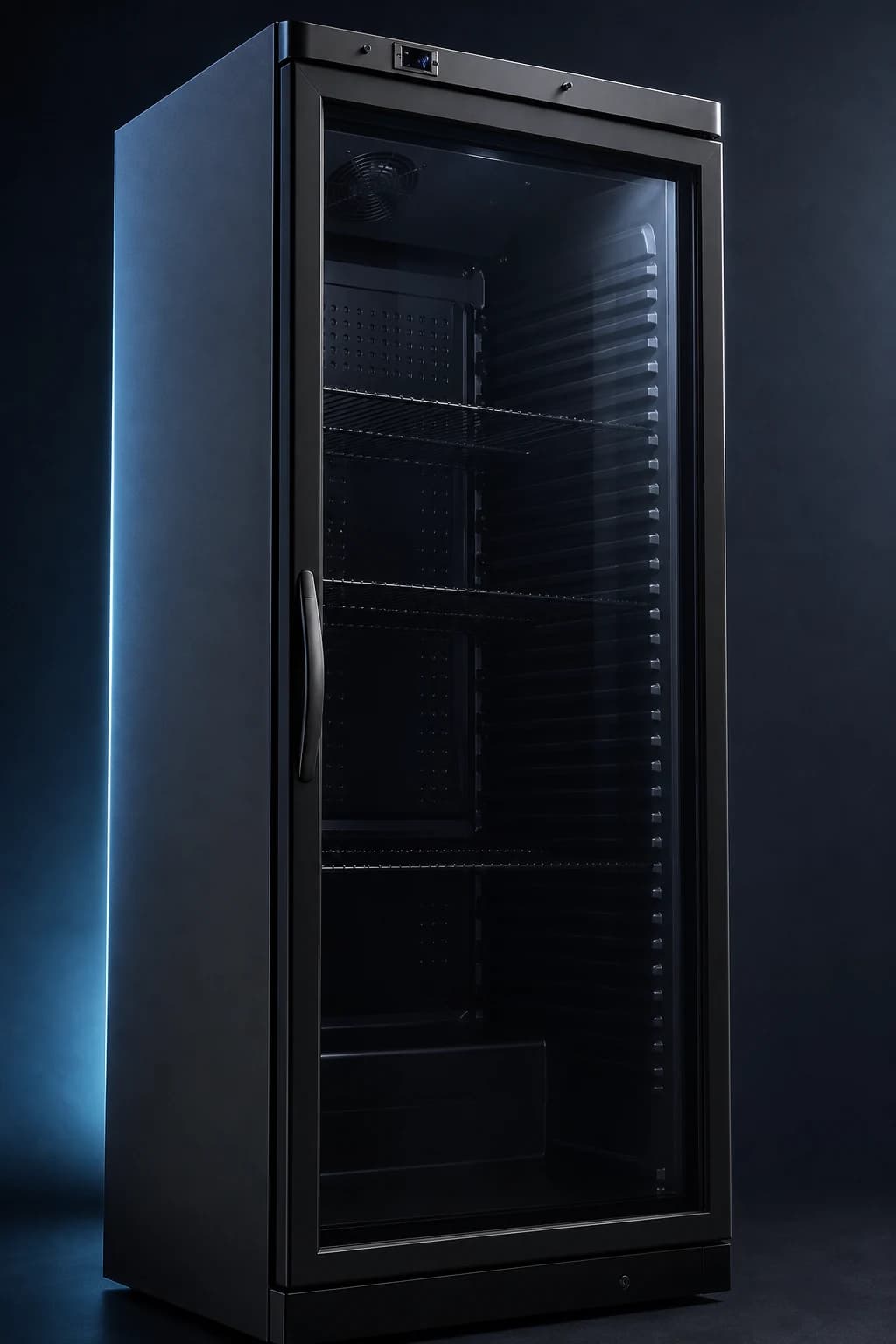 Klaasuksega joogikülmik TEFCOLD UR600BG